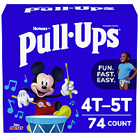 Huggies&reg; Boys Potty Training Pull-Ups, 4T-5T, Size 6, 38-50 lbs, 74 Pack (45270)