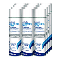 Boardwalk&reg; Stainless Steel Cleaner & Polish, 12 Cans (BWK347ACT)