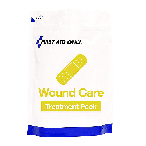 First Aid Only 137-Piece Wound Care Treatment Pack, Resealable Plastic Bag (91164)