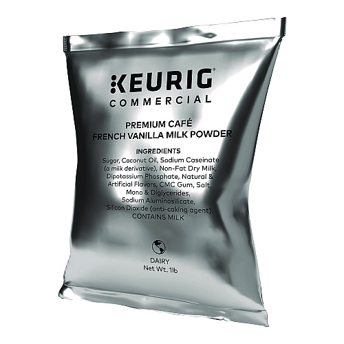 Keurig Premium Cafe Powders, French Vanilla, 16 oz Bag, 12/Carton (5000370310)