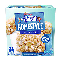 Kellogg's Rice Krispies Treats Homestyle Original Cereal Bar, 1.16 Bar, 24/Box (KEE27140)