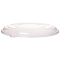 Eco-Products 100% Recycled Content Pizza Tray Lids, 16 x 16 x 0.2, Clear, Plastic, 50/Carton (EPSCPTR16LID)
