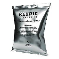 Keurig Premium Cafe Powders, Natural Milk, 16 oz Bag, 12/Carton (5000370311)