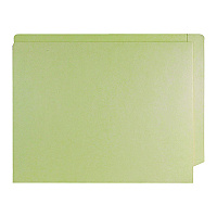 Medical Arts Press End Tab Pocket Folder with Fastener, Straight Tabs, Letter Size, Manila, 250/Box (31466B)