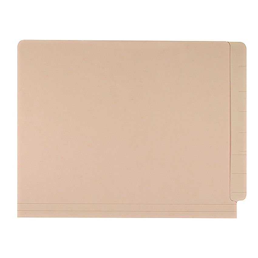 Medical Arts Press Economy End Tab File Folder, Straight Tabs, Letter Size, 0.75" Expansion, Manila, 100/Box (52383)
