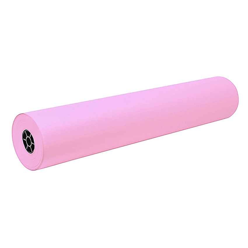 Pacon Decorol Flame Retardant Art Rolls, 40 lb Cover Weight, 36 x 1,000 ft, Decoral Pink (PAC101204)