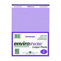 Roaring Spring Enviroshades Legal Notepads, 50 Orchid 8.5 x 11 Sheets, 3/Pack (74143)