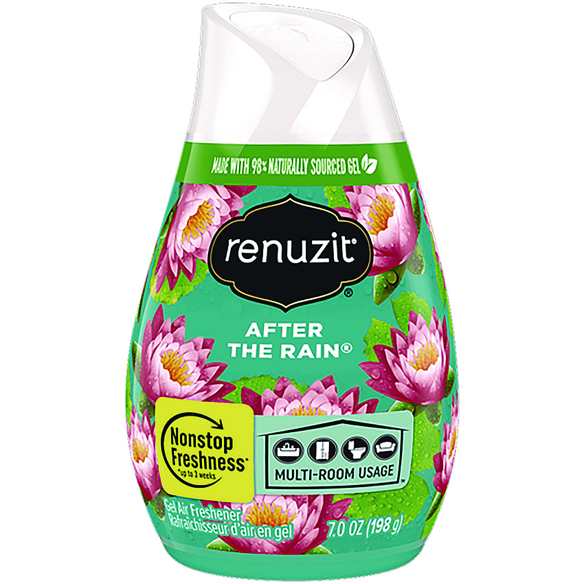 Renuzit Adjustables Air Freshener, After the Rain Scent, 7 oz Solid, 12/Carton (43100CT)