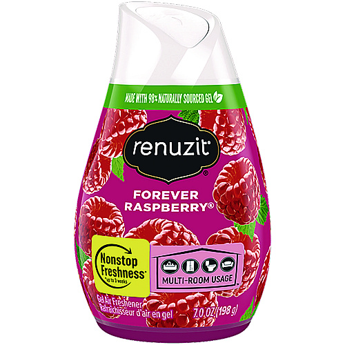 Renuzit Adjustables Air Freshener, Forever Raspberry, 7 oz Solid, 12/Carton (43111CT)
