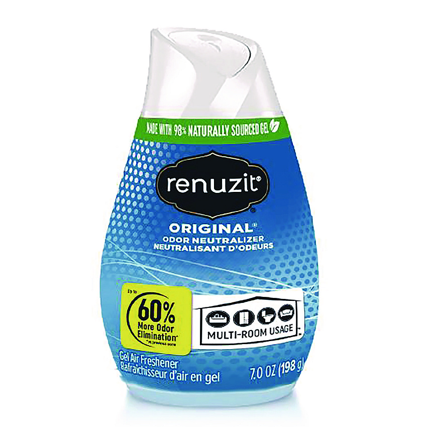 Renuzit Adjustables Air Freshener, Original Scent, 7 oz Solid, 12/Carton (63133CT)
