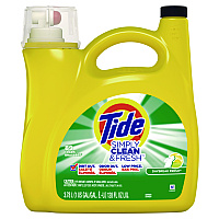 Tide Simply Clean and Fresh Laundry Detergent, Daybreak Fresh, 128 oz Bottle (8913044800)