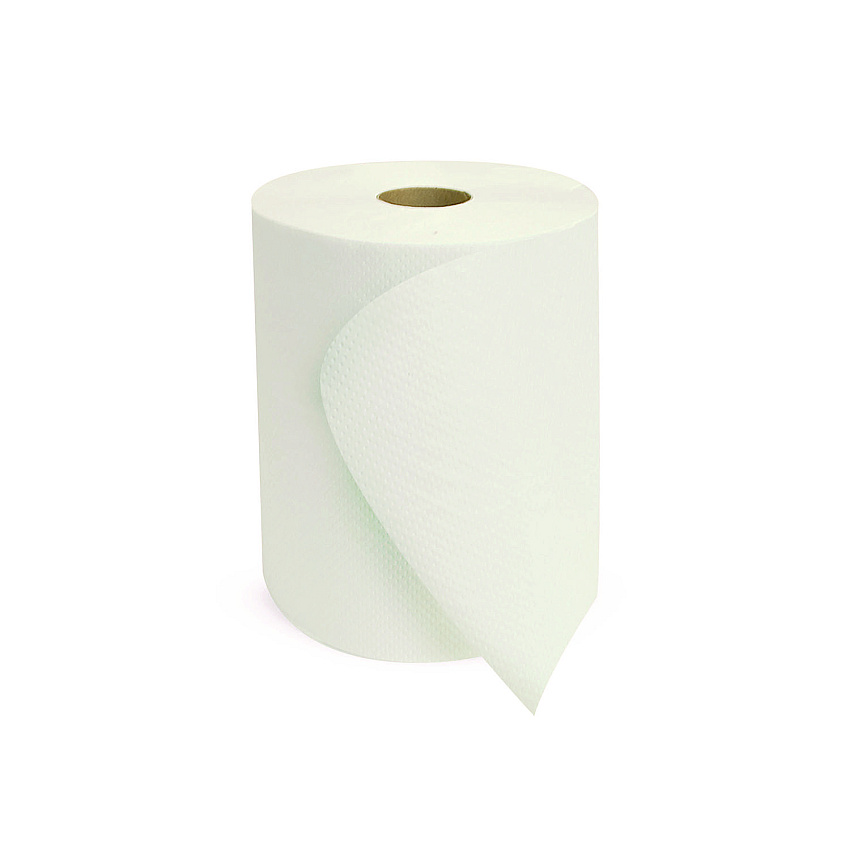 Boardwalk&reg; Hardwound Paper Roll Towels, White, 800-ft., 6 Rolls (BWK17GREEN)
