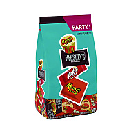 Hershey's Party Pack Miniatures Milk Chocolate Variety, Assorted, 33.38 oz Bag (20243)