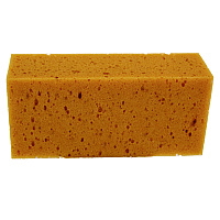 Unger Fixi-Clamp Sponge, 3.75" x 8.5" x 2.75" Thick, Yellow (SP010EA)