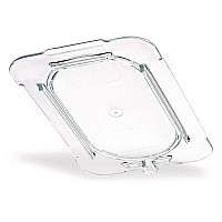 Carlisle StorPlus Polycarbonate Flat Universal Lid, 4.31 x 6.88 x 0.44, Clear, Plastic (10336U07)