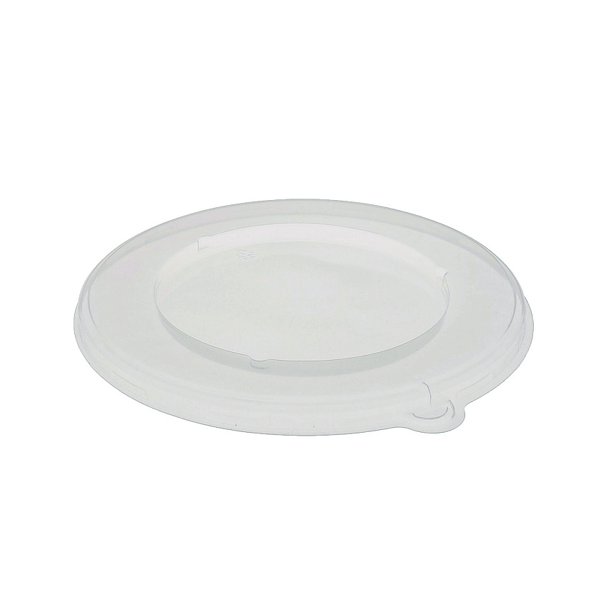 Pactiv EarthChoice PP Lid for Fiber Blend Bowl, 8" Diameter, Clear, Plastic, 200/Carton (YPPLIDF8RND)