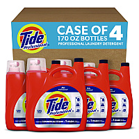Tide&reg; Professional Liquid Laundry Detergent, 170 oz., 4 Pour Bottles (14119)