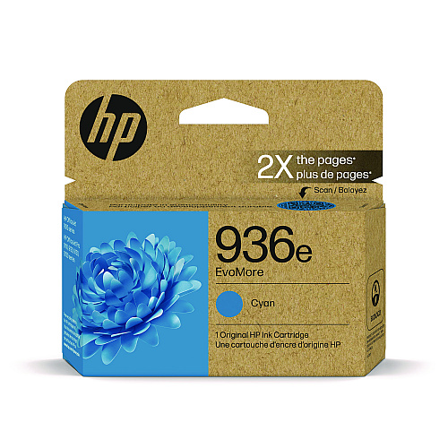 HP 936E, (4S6V3LN) Cyan Original Ink Cartridges