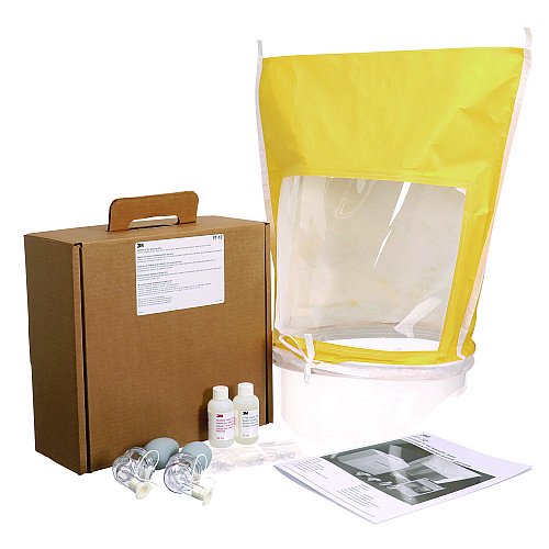 3M Qualitative Respirator Fit and Sensitivity Test Kit, Includes Sweet-Taste Testing Solutions (FT10)