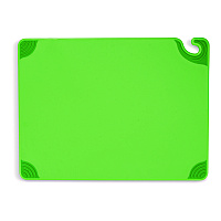 San Jamar Saf-T-Grip Cutting Board, 24 x 18 x 0.5, Green (CBG182412GN)