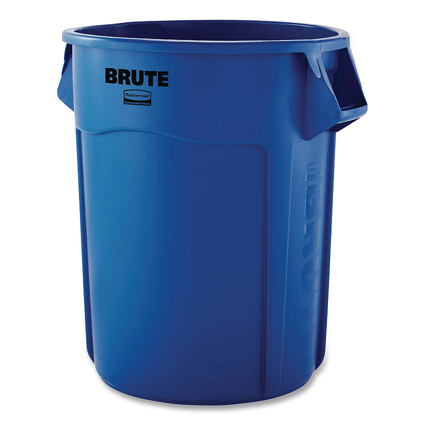 Rubbermaid Commercial Brute Container, 10 gal, Plastic, Blue (1779699CT)