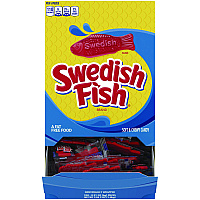 Swedish Fish Grab-and-Go Candy Snacks In Reception Box, 240-Pieces/Box (43146)