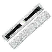 Unger VisaVersa Pro Microfiber Replacement Pad, 18", Light Gray (VEP45)