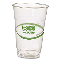 Greenstripe Pla Cold Cups, 10 Oz, Clear, 1,000/carton