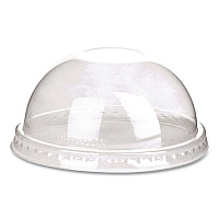 Eco-Products GreenStripe Cold Cup Dome Lids, No Hole, Fits 9 oz to 24 oz Cold Cups, Plastic, Clear, 100/Pack, 10 Packs/Carton (EPDLCCNH)