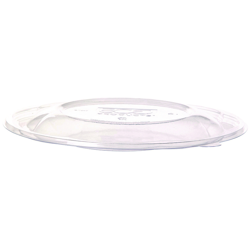 Eco-Products Salad Bowl Lids, Lids for 64 oz Squat Salad Bowls, 9.5" Diameter, Clear, Plastic, 300/Carton (EPSBS64LID)