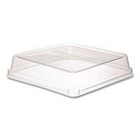 Eco-Products Renewable and Compostable Lids, 7.86 x 7.86 x 1.64, Clear, Plastic, 200/Carton (EPSCS8SLID)
