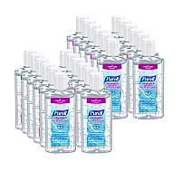 PURELL Advanced Hand Sanitizer Refreshing Gel, 4 oz Flip-Cap Bottle, Clean Scent, 24/Carton (965124)