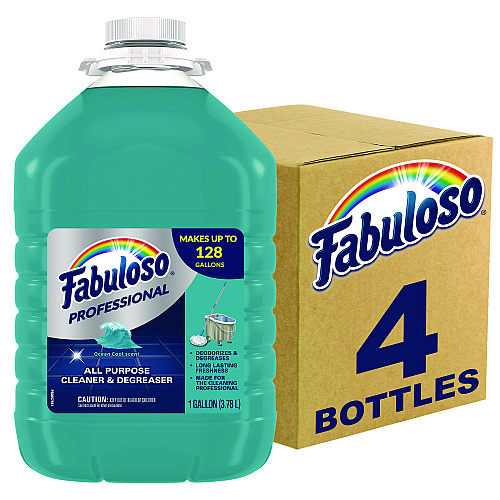 Fabuloso&reg; Professional All-Purpose Cleaner, Ocean Cool, 4 Gallons (US05252ACT)