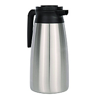 BUNN 1.9 Liter Thermal Pitcher, Stainless Steel/Black (VACPIT19)