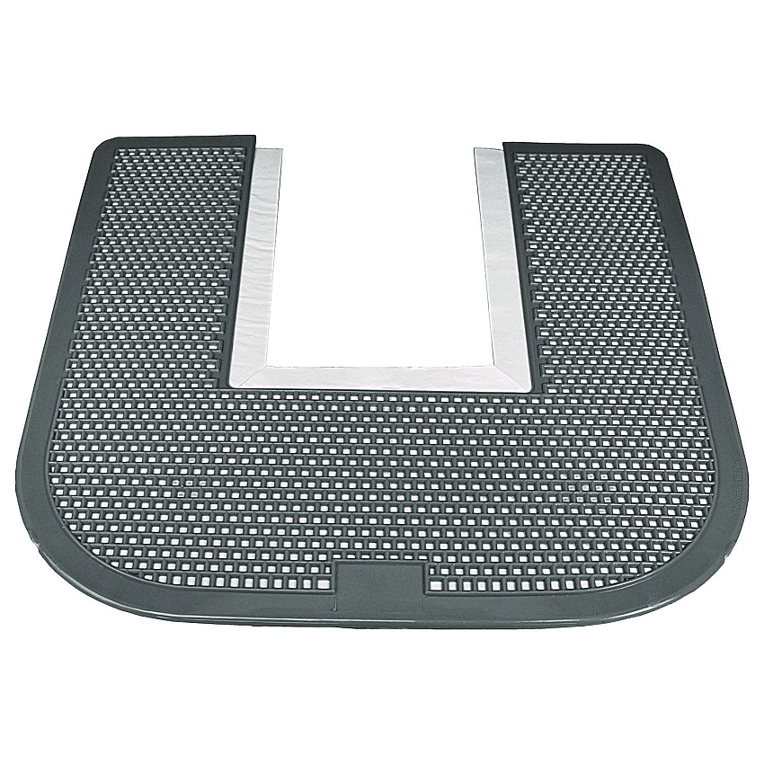 Impact Disposable Toilet Floor Mat, Nonslip, Orchard Zing Scent, 23 x 21.63, Gray, 6/Carton (1550CT)
