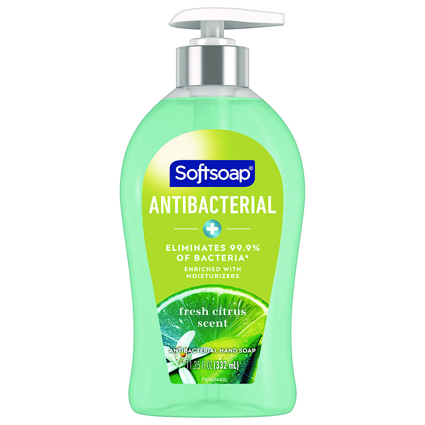 Softsoap Antibacterial Hand Soap, Fresh Citrus Scent, 11.25 oz (44572EA)