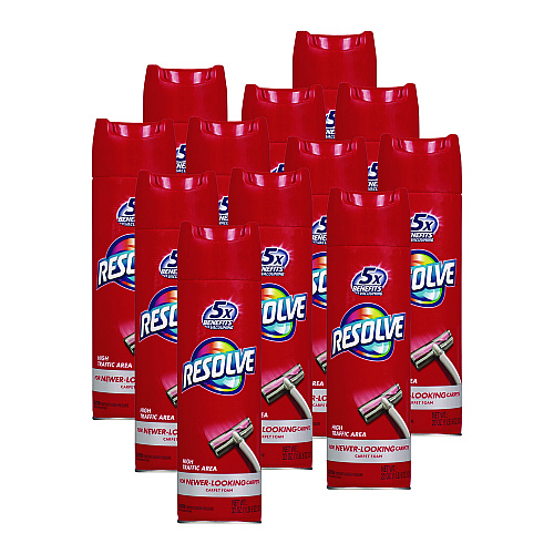 Resolve&reg; Foam Carpet Cleaner, 22 oz Aerosol Spray, 12 Bottles (00706CT)