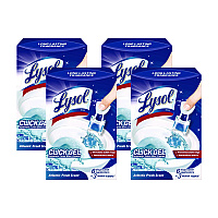Lysol&reg; Click Gel Automatic Toilet Bowl Cleaner, Ocean Fresh, 6/Box, 4 Boxes/Carton (89059CT)