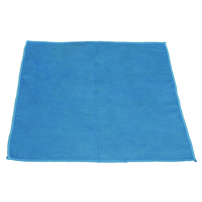 Impact Lightweight Microfiber Cloths, 16 x 16, Blue, 12/Pack, 18 Packs/Carton (LFK100)