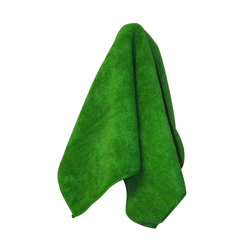 Impact Premium Weight Microfiber Dry Cloths, 16 x 16, Green, 12/Pack (LFK300)