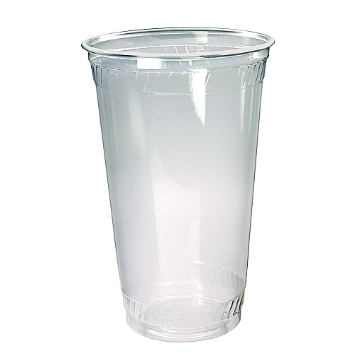Fabri-Kal Kal-Clear PET Cold Drink Cups, 24 oz, Clear, 25/Sleeve, 24 Sleeves/Carton (KC24)