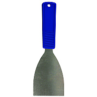 Impact Putty Knife, 3" Wide, Stainless Steel Blade, Blue Polypropylene Handle (3401DZ)