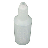 Impact Plastic Bottles with Graduations, 32 oz, Clear, 12/Carton (5032WGDZUN)