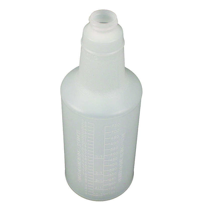 Impact Plastic Bottles with Graduations, 32 oz, Clear, 12/Carton (5032WGDZUN)