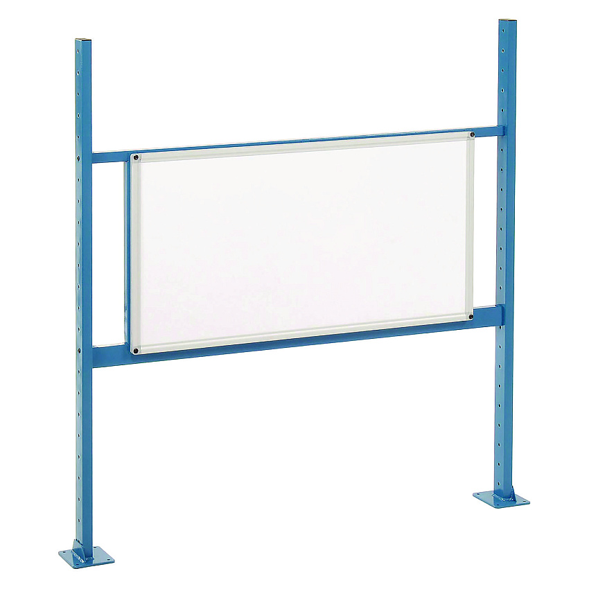 Global Industrial Workbench Whiteboard Panel Kit, Steel/Aluminum, 48" (319178BL)