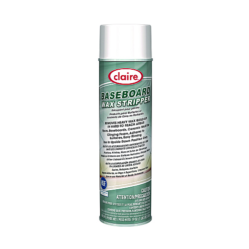 Claire Baseboard Wax Stripper, Pine Scent, 19 oz Aerosol Spray, 12/Carton (856)