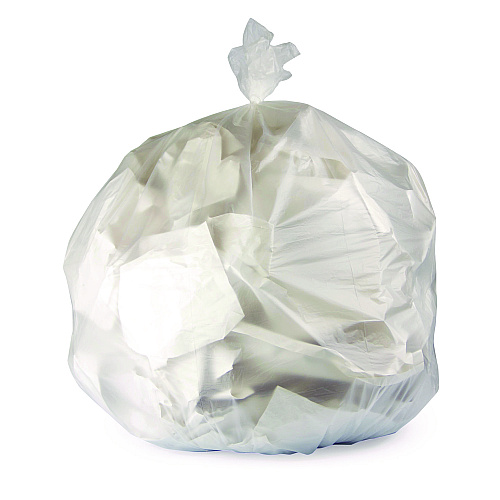 Heritage High-Density Waste Can Liners, 4 gal, 6 mic, 17" x 18", Natural, 2,000/Carton (Z3418RNR01)
