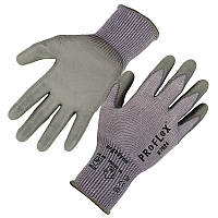 ergodyne ProFlex 7024 ANSI A2 PU Coated CR Gloves, Gray, X-Small, Pair (10401)