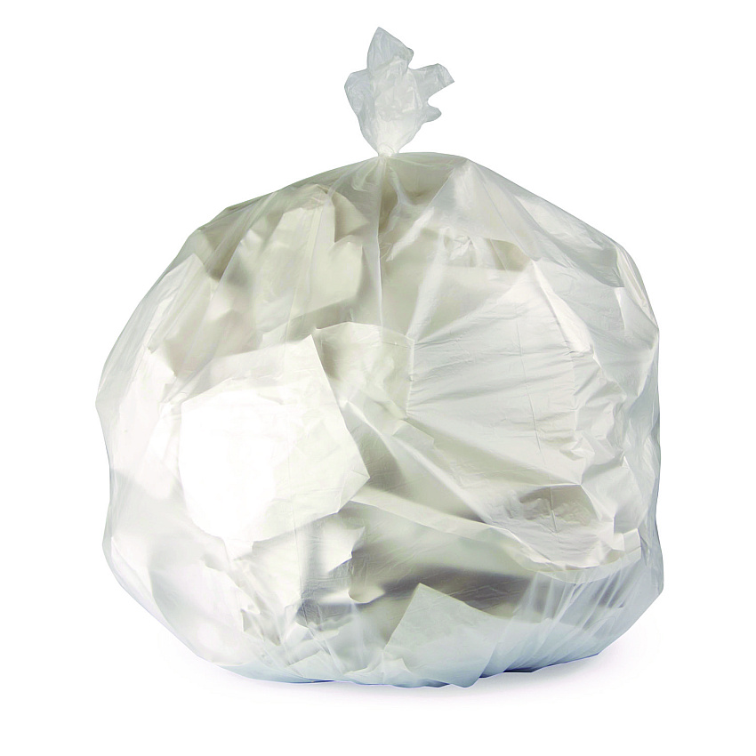 Heritage High-Density Waste Can Liners, 45 gal, 11 mic, 40" x 48", Natural, 250/Carton (Z8048MNR01)