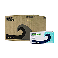 Boardwalk&reg; Disp Powder-Free 4.4 mil Blk Nitrile Gloves, XL, 1000/CT (BWK396XLCTA)